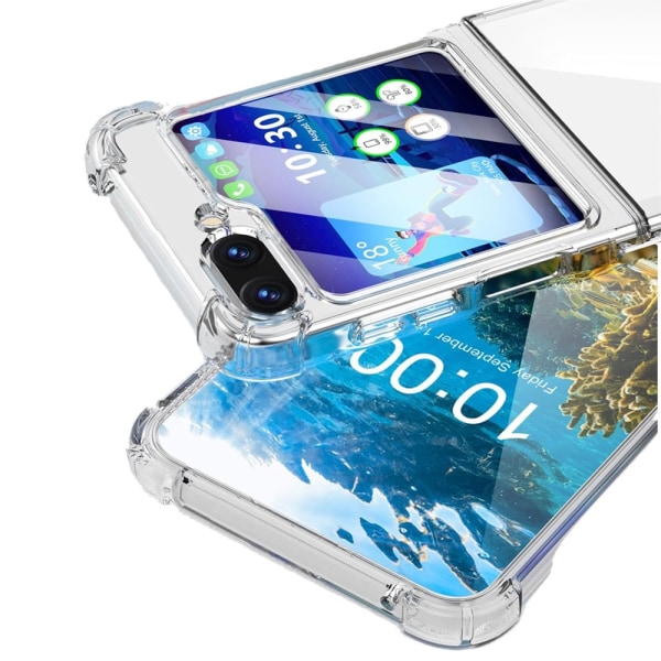 Airbag TPU-deksel til Samsung Galaxy Z Flip 5 Transparent