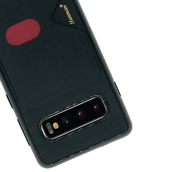 Samsung Galaxy S10 Plus - Skal med Kortfack (HANMAN) Grå Grå