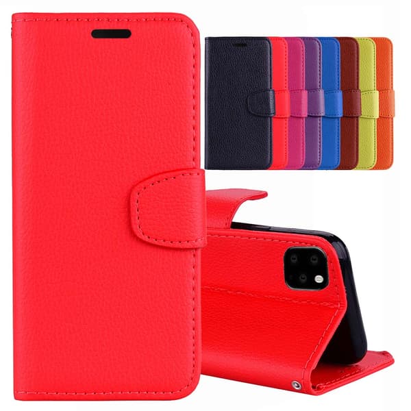 iPhone 11 - Smart Robust Nkobee Plånboksfodral Lila