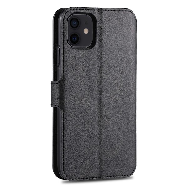 iPhone 12 Mini - Praktiskt Stilsäkert YAZUNSHI Plånboksfodral Svart