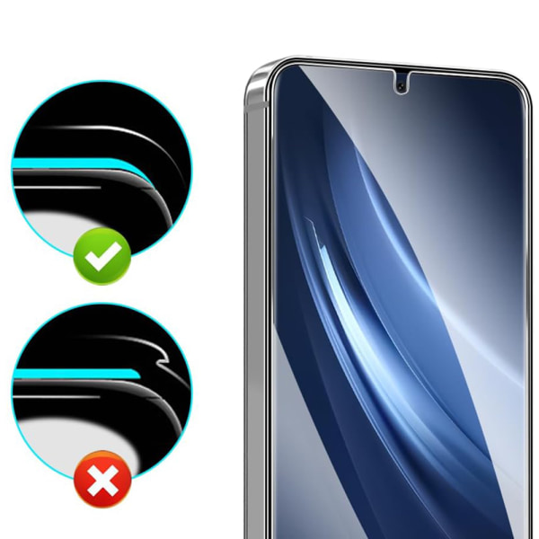 Samsung Galaxy S24 - 2-pak skærmbeskytter med fuld dækning af hærdet glas
