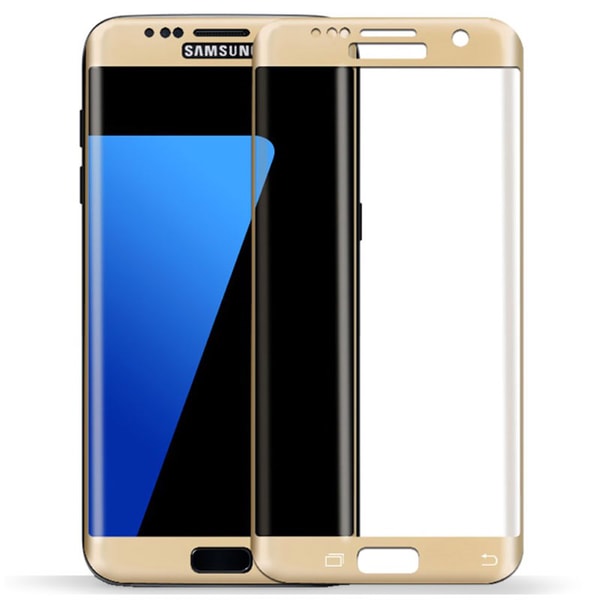 Samsung S7 Edge - ProGuard EXXO-Skärmskydd 3D (HD-Clear) Curved Svart