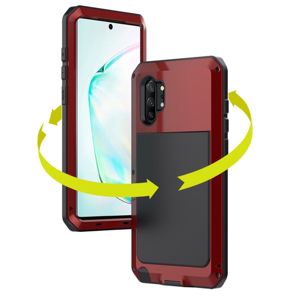 Eksklusivt beskyttelsescover - Samsung Galaxy Note10+ Röd