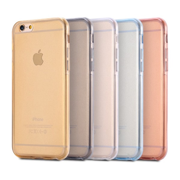 Smart Silikonfodral TOUCHFUNKTION (Fram och Baksida) iPhone 7 Blå