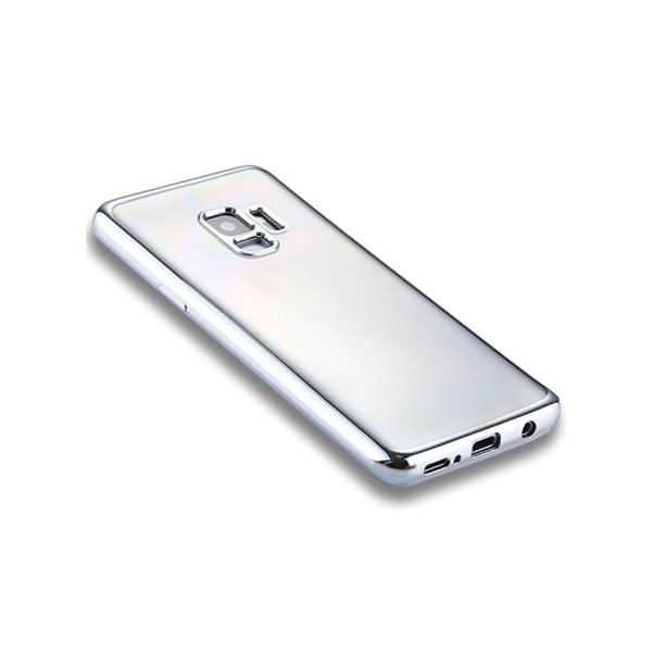 Samsung Galaxy S9 - Electro-Plated Skal av Silikon Silver