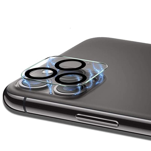 2-PACK iPhone 12 Pro Max korkealaatuinen kameran linssin suojus Transparent/Genomskinlig