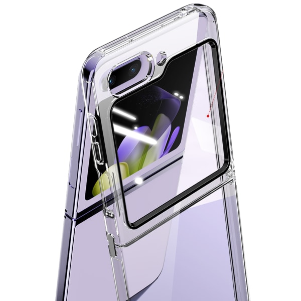 Galaxy Z Flip 5 - Läpinäkyvä silikonikotelo Transparent