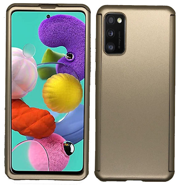 Samsung Galaxy A71 - Professionelt Floveme Dobbelt Cover Blå