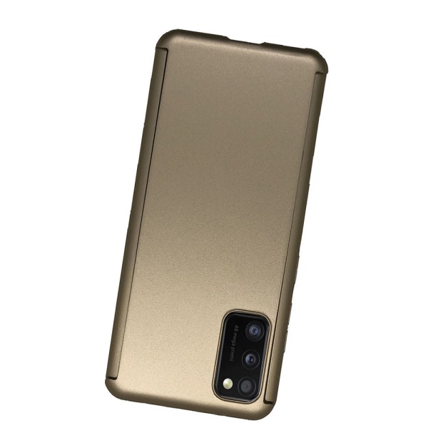 Genomtänkt Skyddsskal Dubbelt - Samsung Galaxy A41 Guld Guld