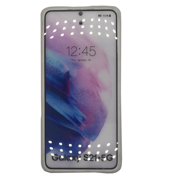 Samsung Galaxy S21 - Genomtänkt Stilsäkert Skyddsskal Himmelsblå