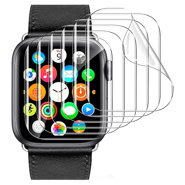 Apple Watch Series 1/2/3 38/42mm Näytönsuoja PET (2-pakkaus) Transparent 38mm