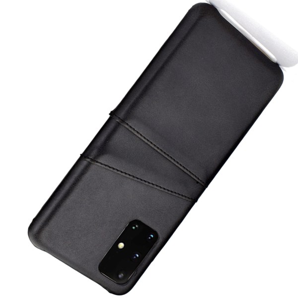 Samsung Galaxy A53 5G - Effektivt stilfuldt cover med kortholdere Brun