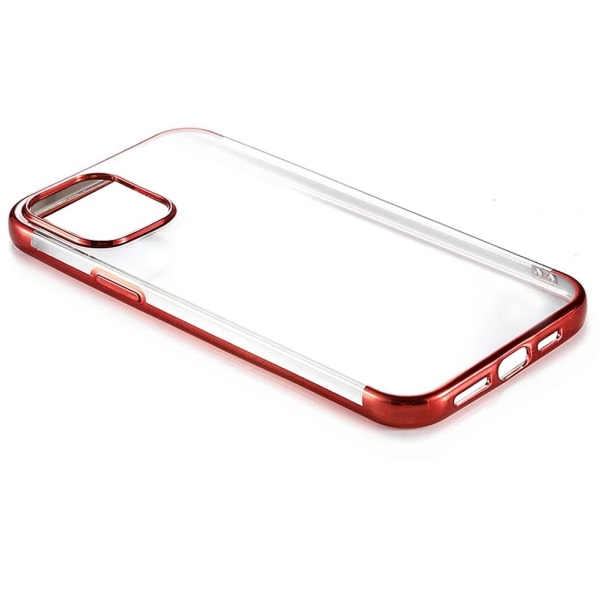 iPhone 12 Mini - Tyylikäs Floveme-silikonisuoja Röd