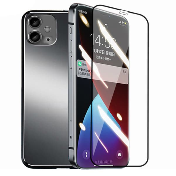iPhone 12 Mini 10-PACK Skärmskydd 2.5D 9H 0,3mm Svart Svart