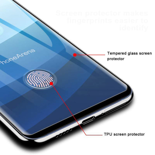 3-PAKKET Samsung Galaxy S10 skjermbeskytter EKSKE-vennlig HD-Clear Svart