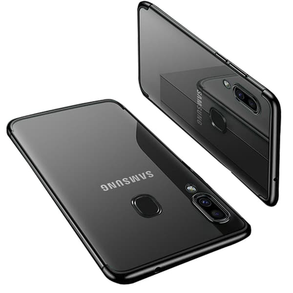 Samsung Galaxy A40 - Silikonskal Guld
