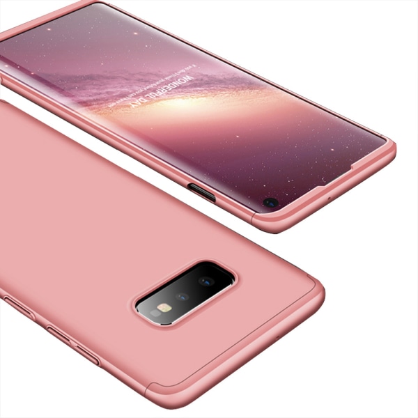 Dobbeltsidet beskyttelsescover (FLOVEME) - Samsung Galaxy S10 Plus Röd