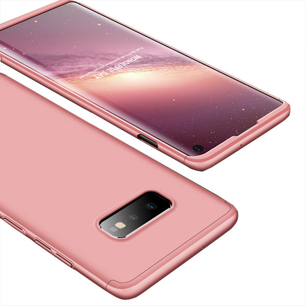 Dubbelsidigt Skyddsfodral (FLOVEME) - Samsung Galaxy S10 Plus Svart