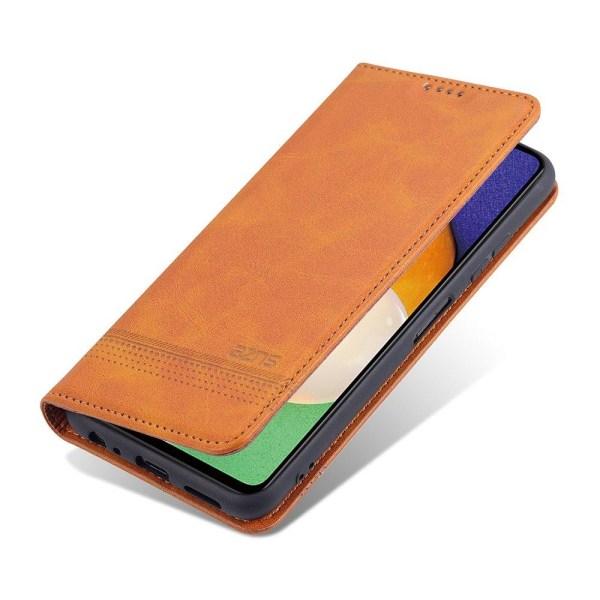 Samsung Galaxy A22 4G - Gjennomtenkt AZNS Wallet-deksel Brun