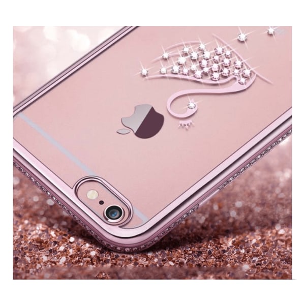 iPhone 6/6S Plus - Elegant silikonskal (Svanmotiv) Guld Guld