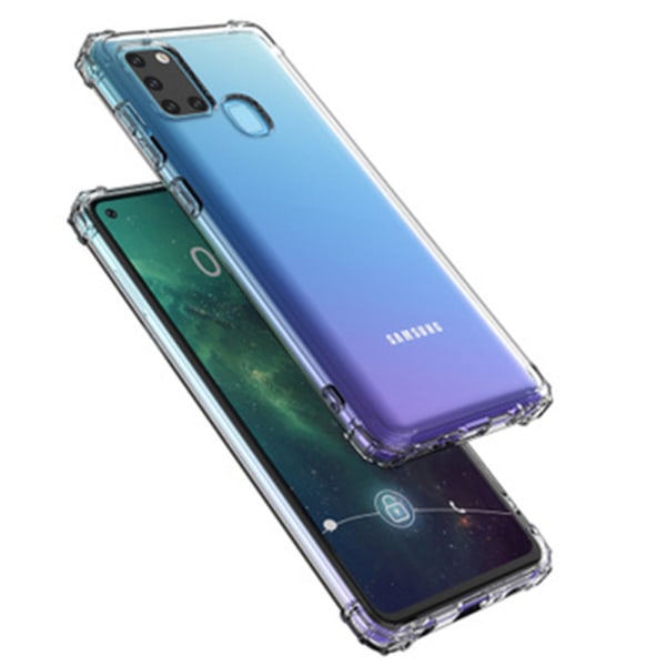 Tukeva silikonikuori - Samsung Galaxy A21S Transparent/Genomskinlig
