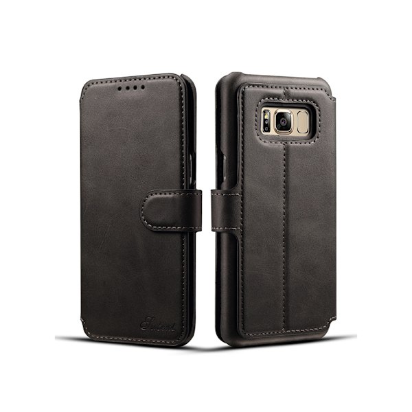 Elegant Plånboksfodral (Class-S) för Samsung Galaxy S8 Svart