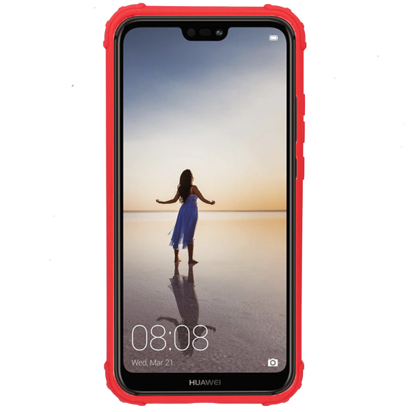 Huawei P20 Lite - Effektivt beskyttelsesdeksel Röd