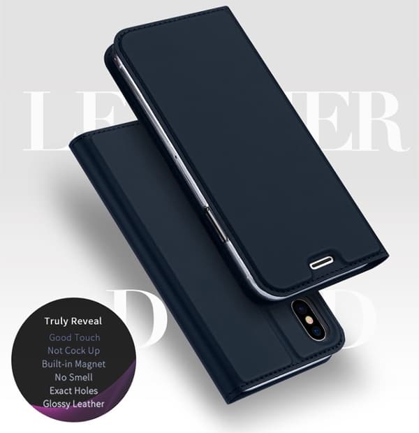 Fodral i minimalistisk Design för iPhone X/XS Roséguld