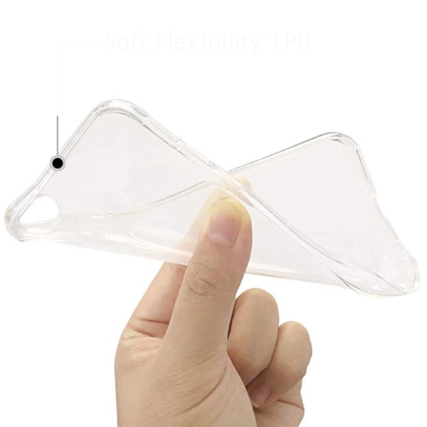iPhone 7 Plus - Beskyttende silikondeksel Transparent/Genomskinlig