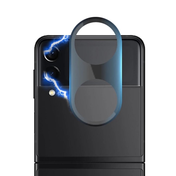3-PACK 4-in-1 Galaxy Z Flip 3 Skärmskydd 2.5D Kameralinsskydd Transparent