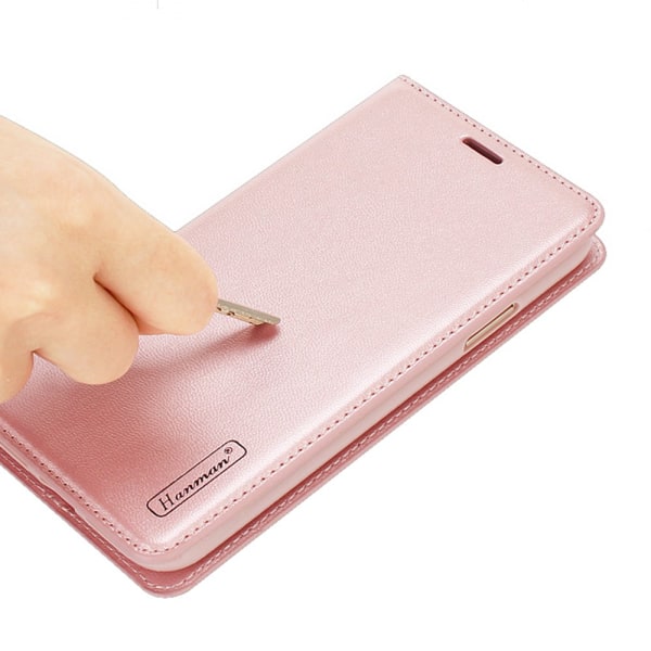 Fodral i Slitstarkt PU-Läder (T-Casual) - Huawei P20 Lite Guld