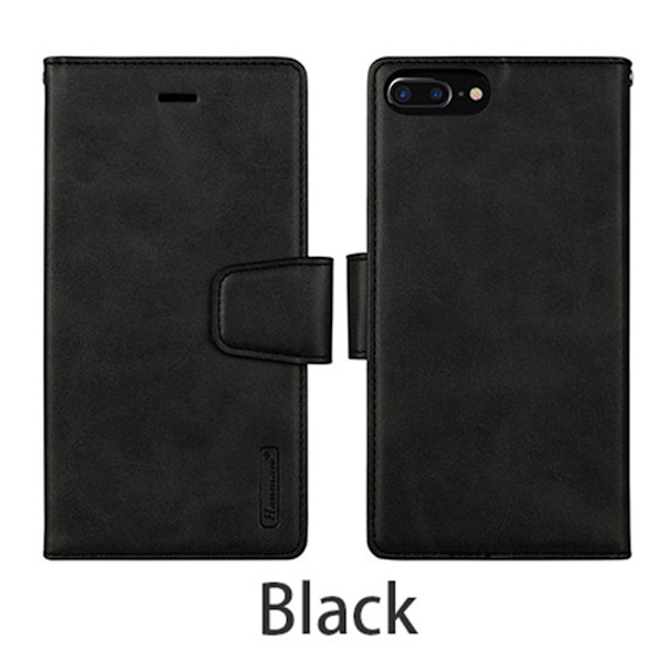 iPhone 8 Plus - Exklusivt Dubbelfunktion Plånboksfodral Blå
