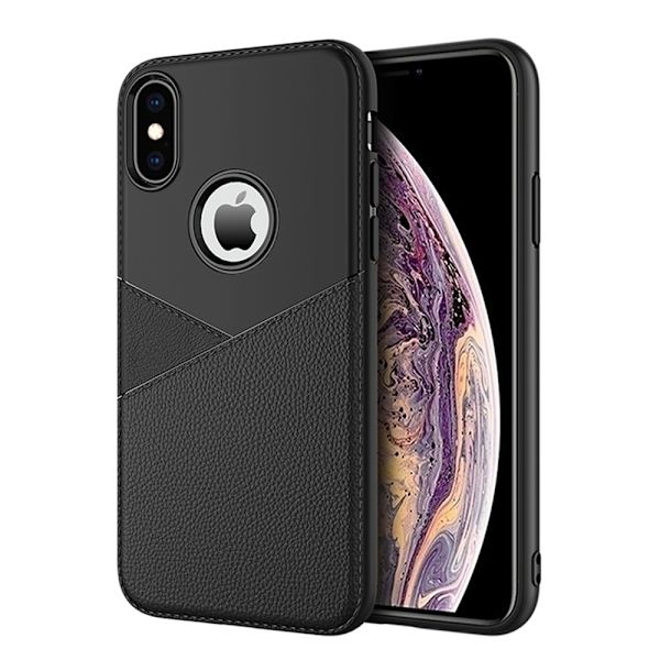 Stilrent Skal från LEMAN till iPhone XS Max Marinblå