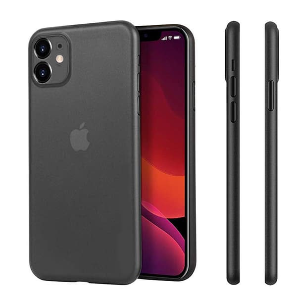 iPhone 11 Pro - Genomtänkt Stöttåligt Skal Grå