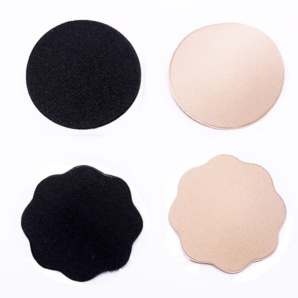 Bekv�ma Nipple Covers 5-Pack Svart Blomma