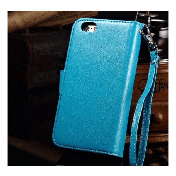 iPhone 6/6S - Stilrent Plånboksfodral i Läder av ROYBEN (TURKOS)