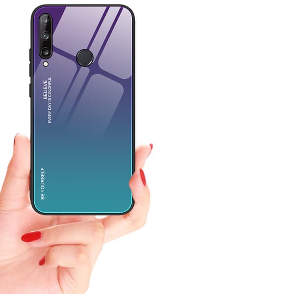 Huawei P40 Lite E - Skyddsskal Svart/Röd