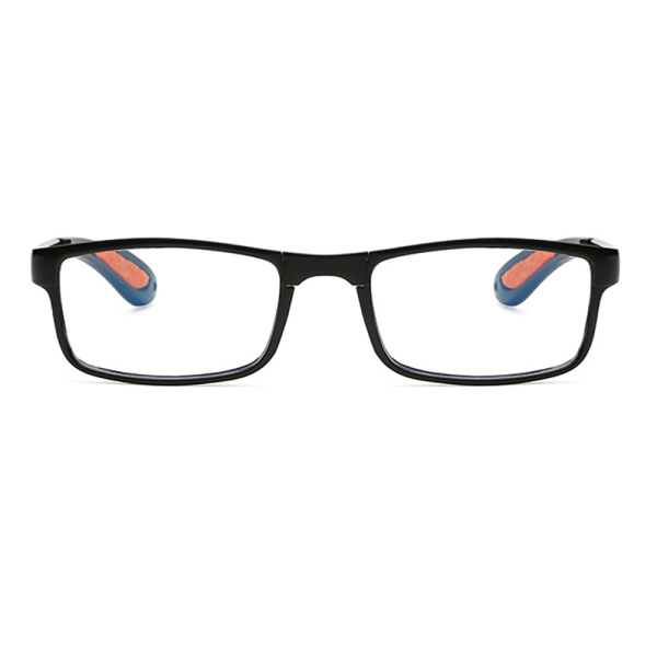 Glat foldbare læsebriller med styrke Svart +3.0