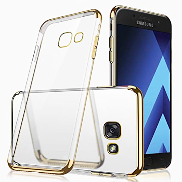 Samsung Galaxy A5 2017 - Robust Effektfullt Silikonskal Silver Silver