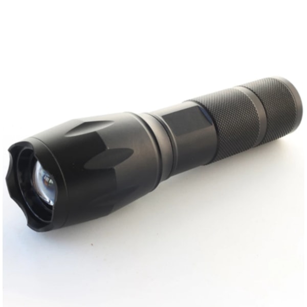 T6 Zoom LED Ficklampa Svart