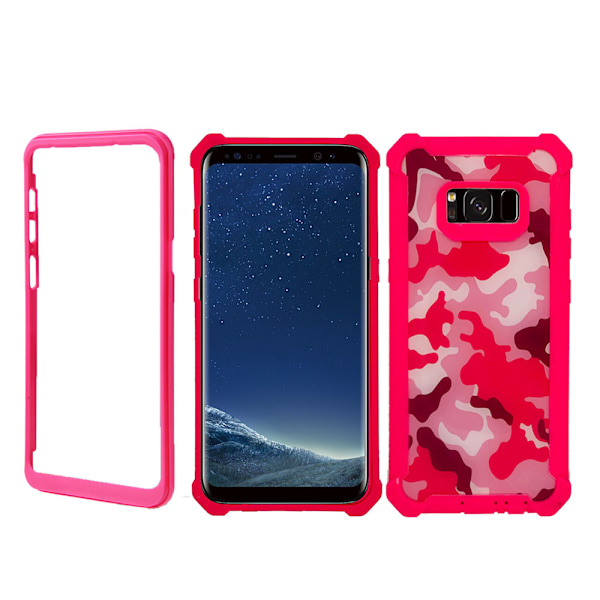 Samsung Galaxy S8 - Skyddsfodral ROSA/VIT