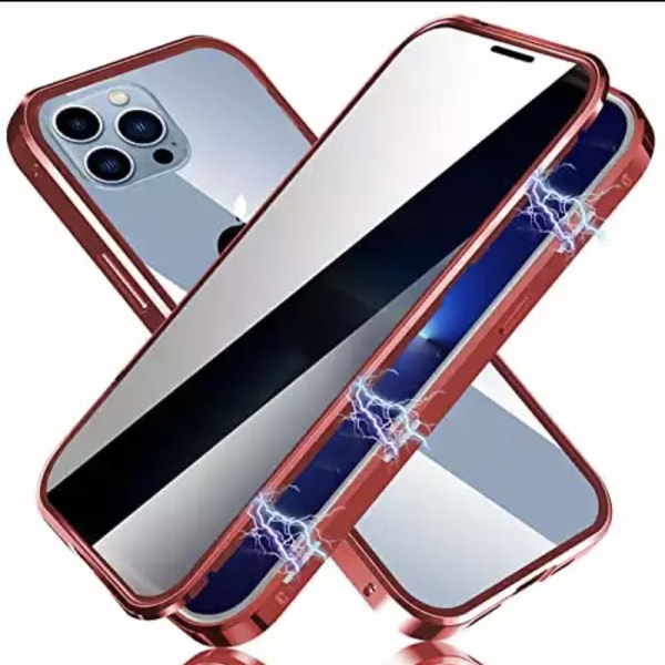 iPhone 15 Pro max - Stilrent Magnetiskt Dubbelsidigt Skal Svart