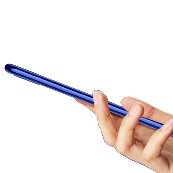 Praktisk mykt silikondeksel - Huawei P20 Blå
