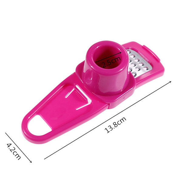 Smidig Slittålig Vitlöks Press Rivjärn Rosa