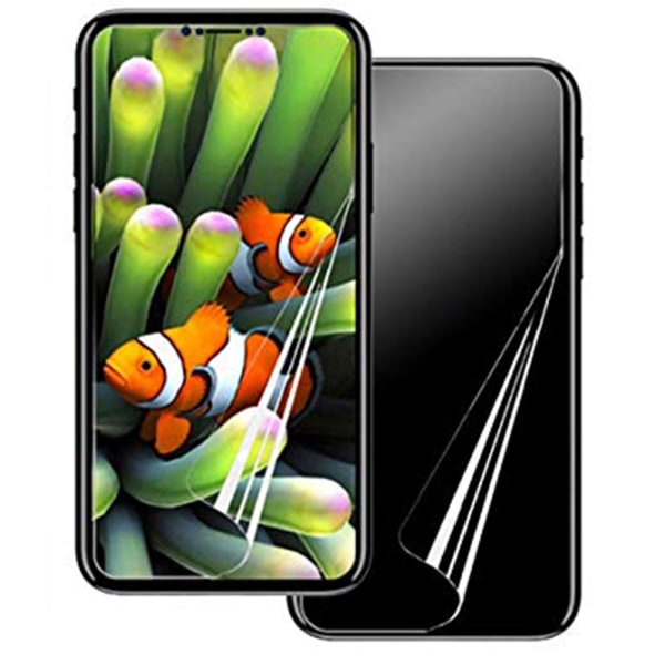 Fram- & Baksida iPhone XR 2-PACK Skärmskydd 9H Nano-Soft Transparent/Genomskinlig