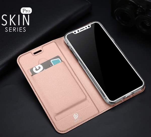 Fodral i minimalistisk Design för iPhone X/XS Roséguld