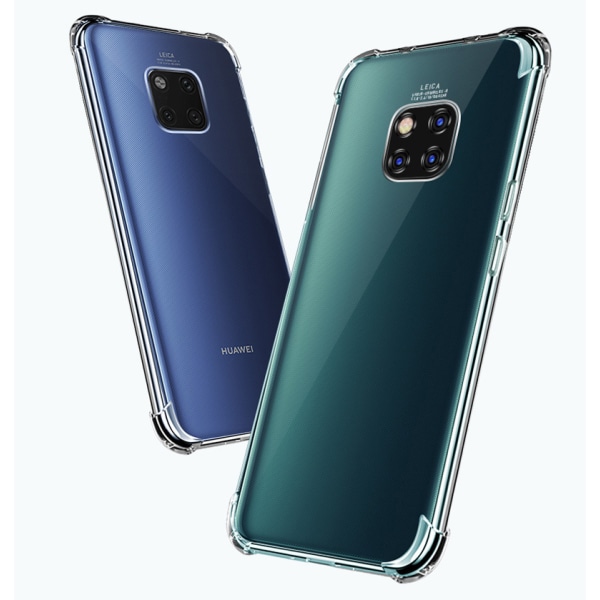 Huawei Mate 20 Pro Silikonskal Transparent/Genomskinlig