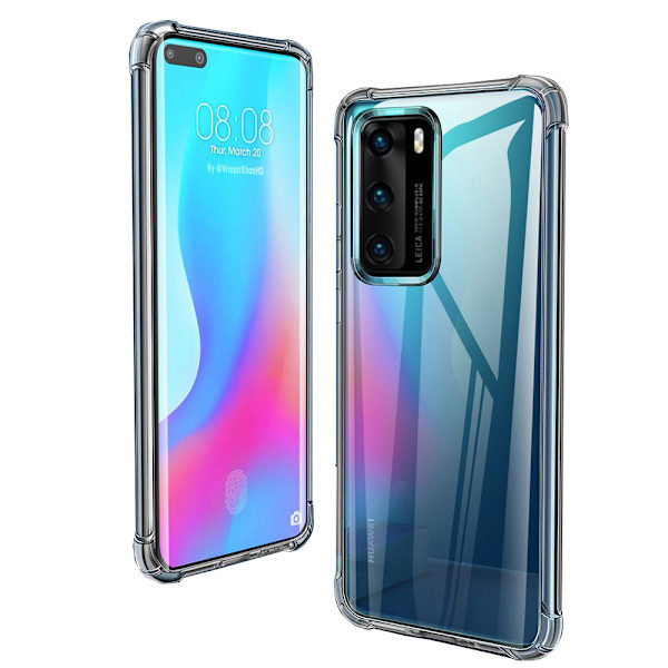 Genomtänkt Skyddsskal - Huawei P40 Transparent/Genomskinlig