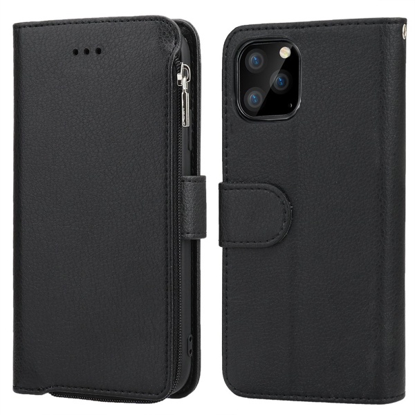 iPhone 11 Pro Max - Stilfuldt Smart Wallet etui Svart