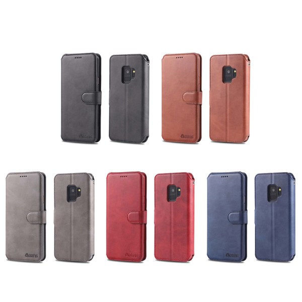 Samsung Galaxy S9 - Praktisk Yazunshi Wallet Case Svart